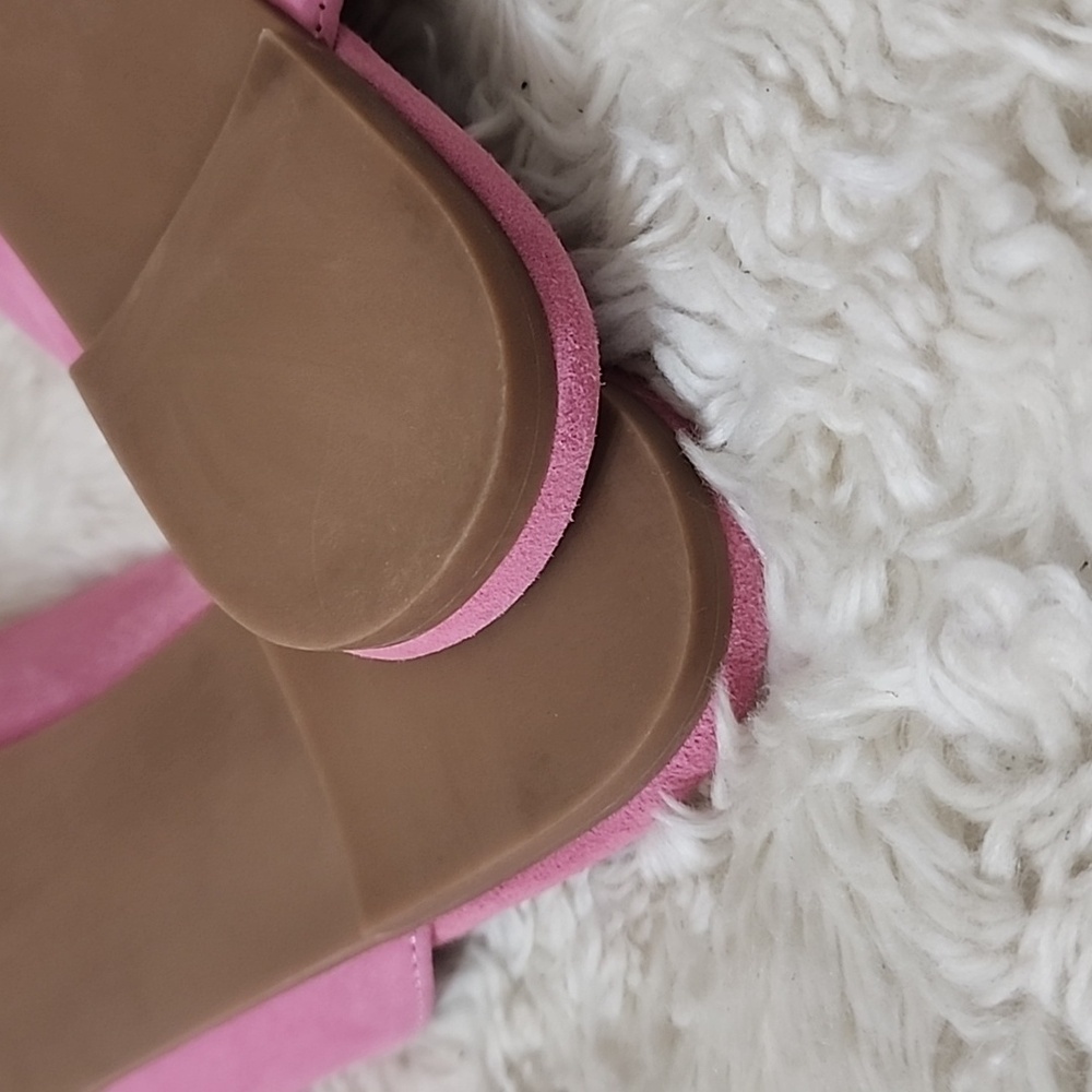 Steve Madden Finn Pink Chain Detail Mules - Picture 6 of 7